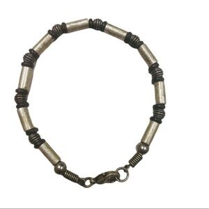 Vintage Mixed Metal Unisex Beaded Casual Bracelet